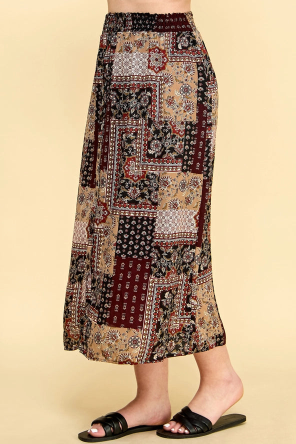 Boho Quilted Skirt