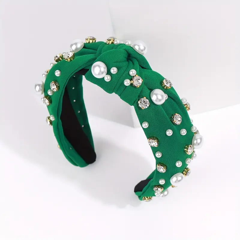 Green Jeweled Headband