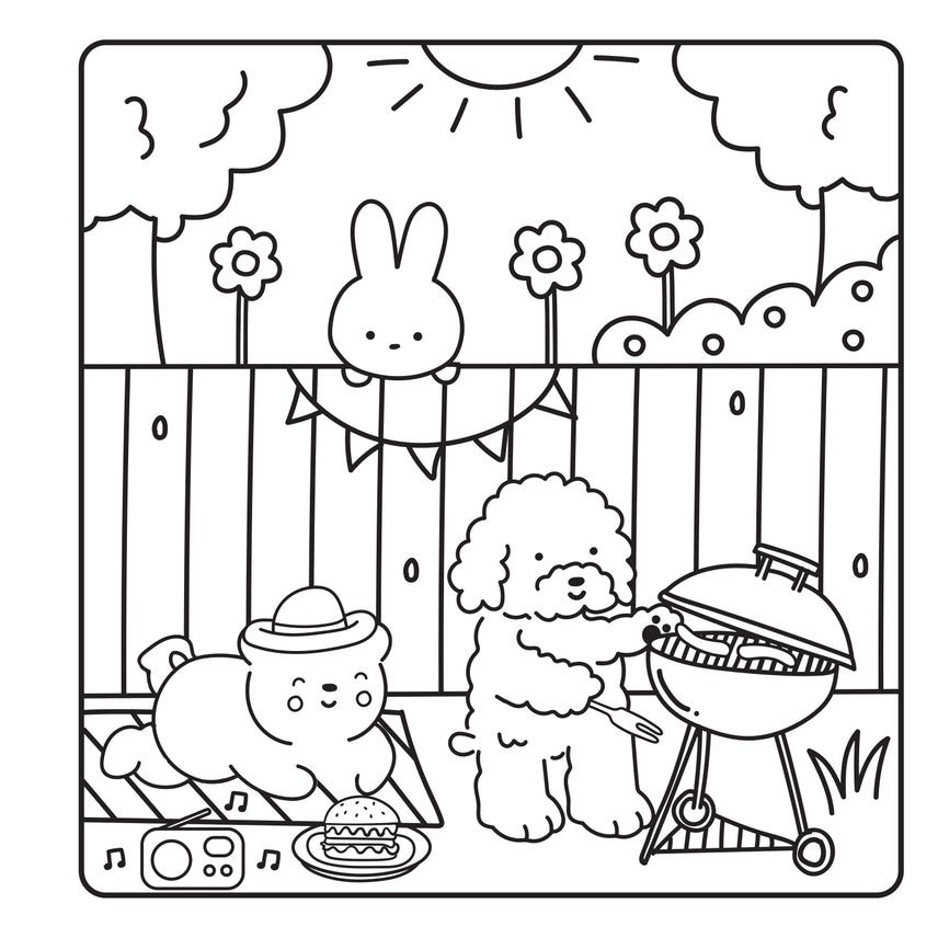 Comfy & Cozy Coloring Book