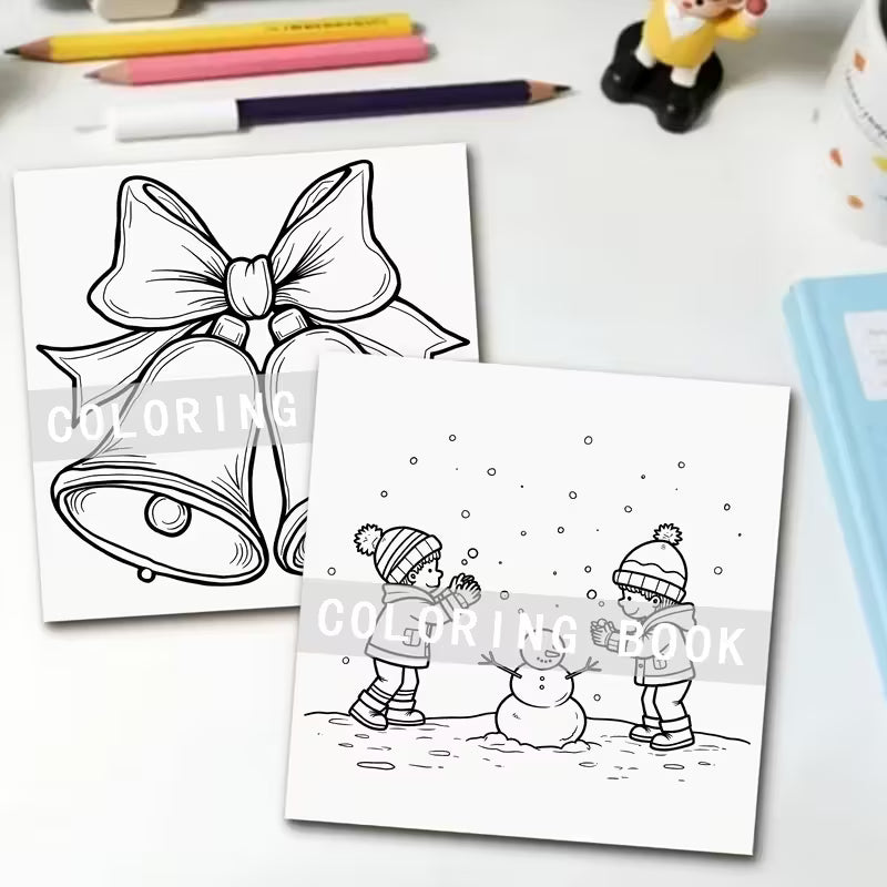 Cozy Girl Gingerbread Coloring Book