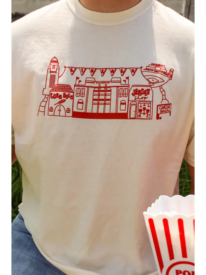 Nebraska Gameday Village Tee