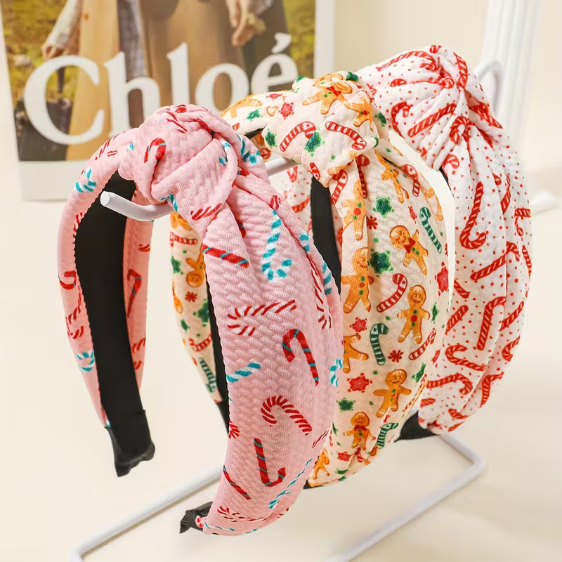Holiday Print Headbands