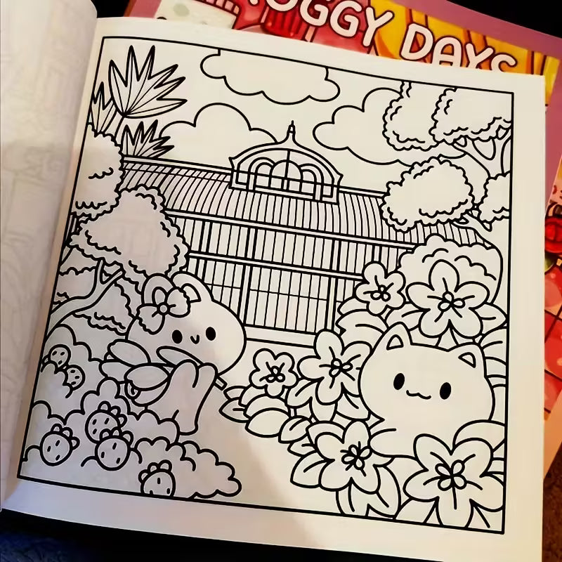 Cute London Coloring Book