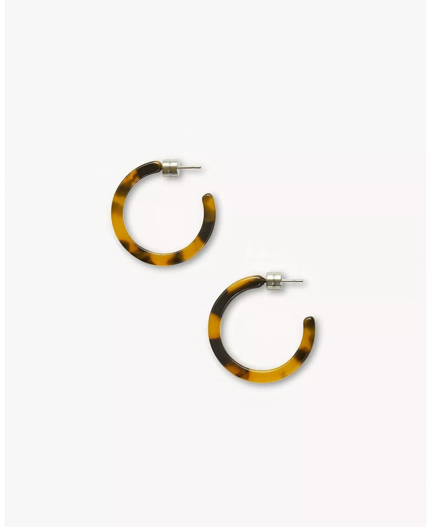 Small Tortoise Shell Hoops