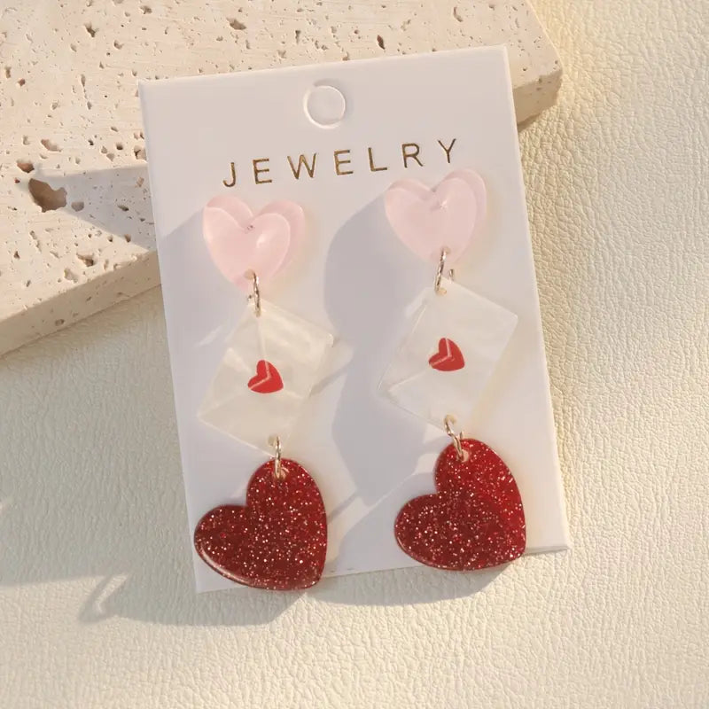 Valentine's Day Mail Earrings