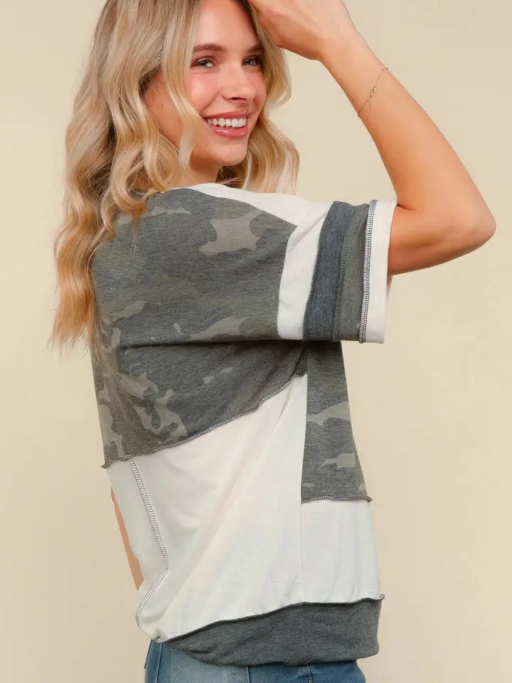 French Terry Camouflage Shirt