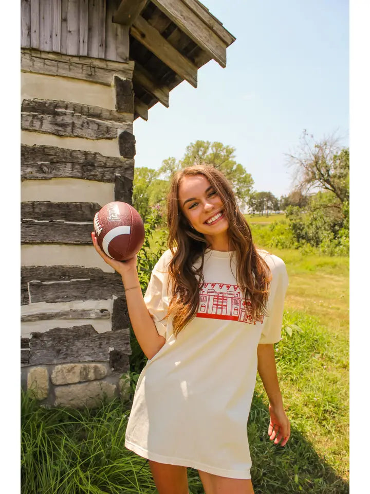 Nebraska Gameday Village Tee