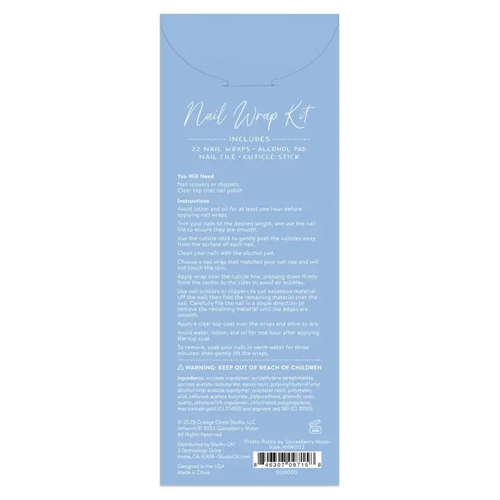 Pretty Petals Mani Nail Wrap Kit