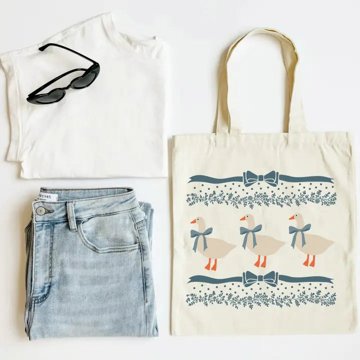 Vintage Goose Tote Bag