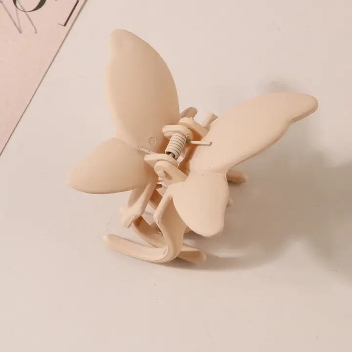 Matte Butterfly Claw Clips