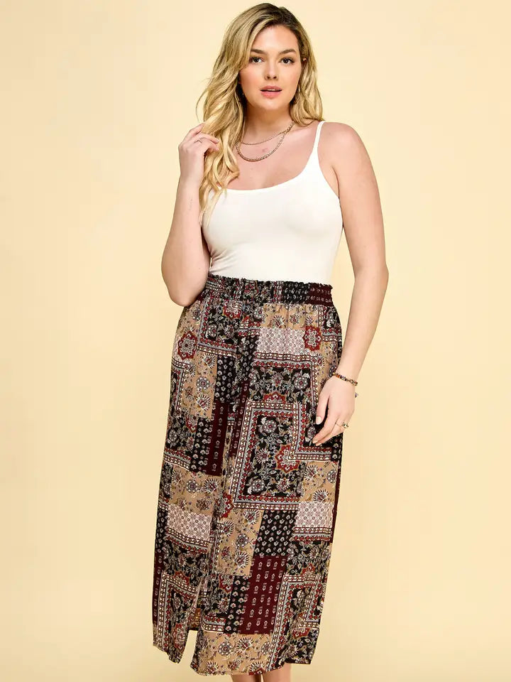 Boho Quilted Skirt