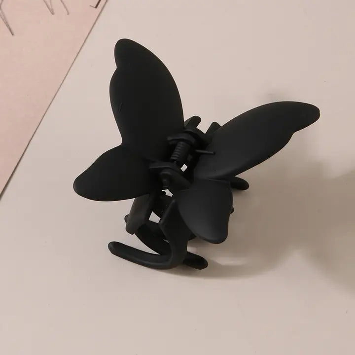 Matte Butterfly Claw Clips