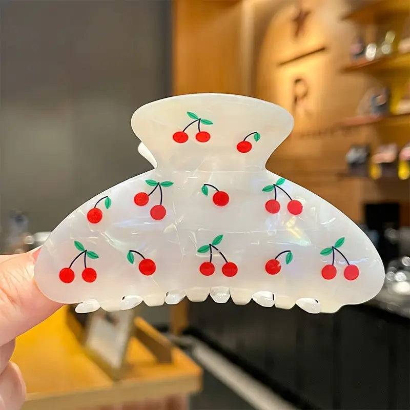 Cherry Claw Clip