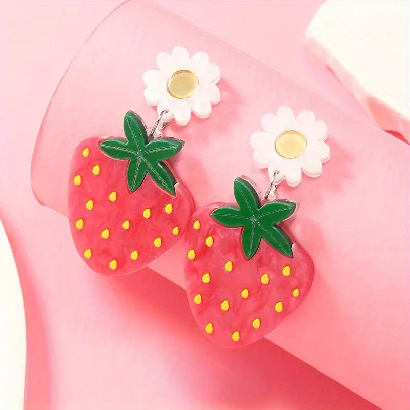 Strawberry Earrings