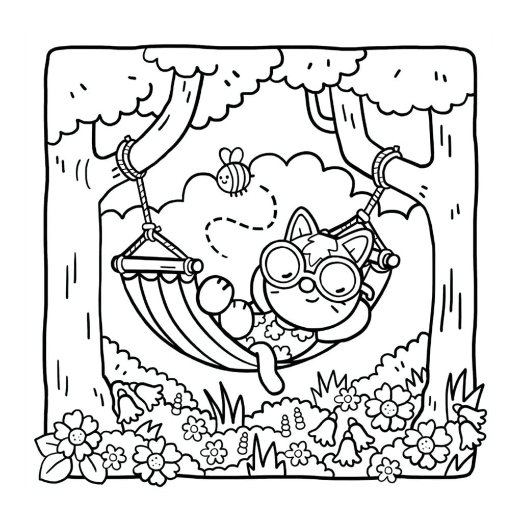 Cozy Gardens Coloring Book