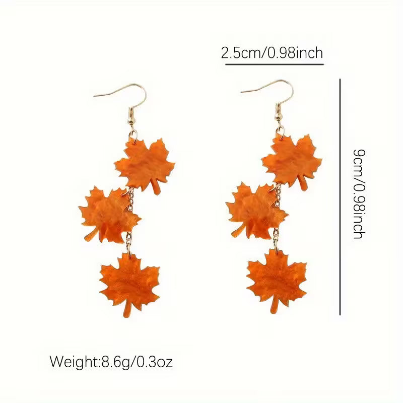 Maple Leaf Earrings