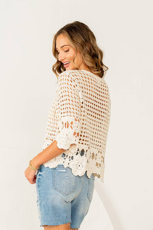 Crochet Lace Cardigan