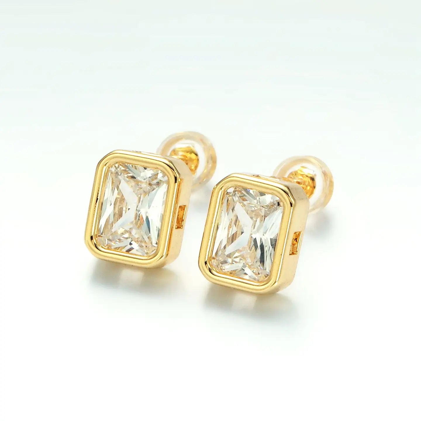 Baguette Stud Earrings