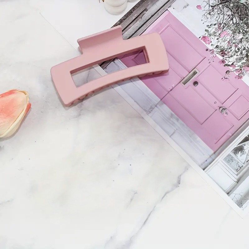 Large Pale Pink Matte Claw Clip