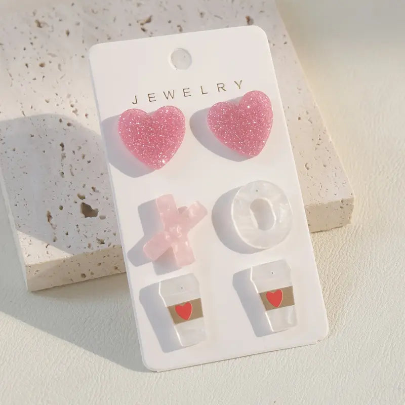 Valentine's Day Trio Earrings