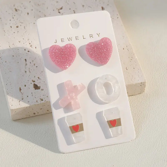 Valentine's Day Trio Earrings