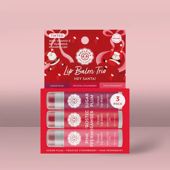 Hey Santa Lip Balm Trio