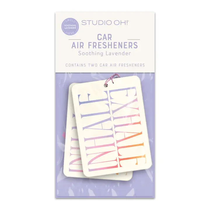 Inhale Exhale Car Air Freshener
