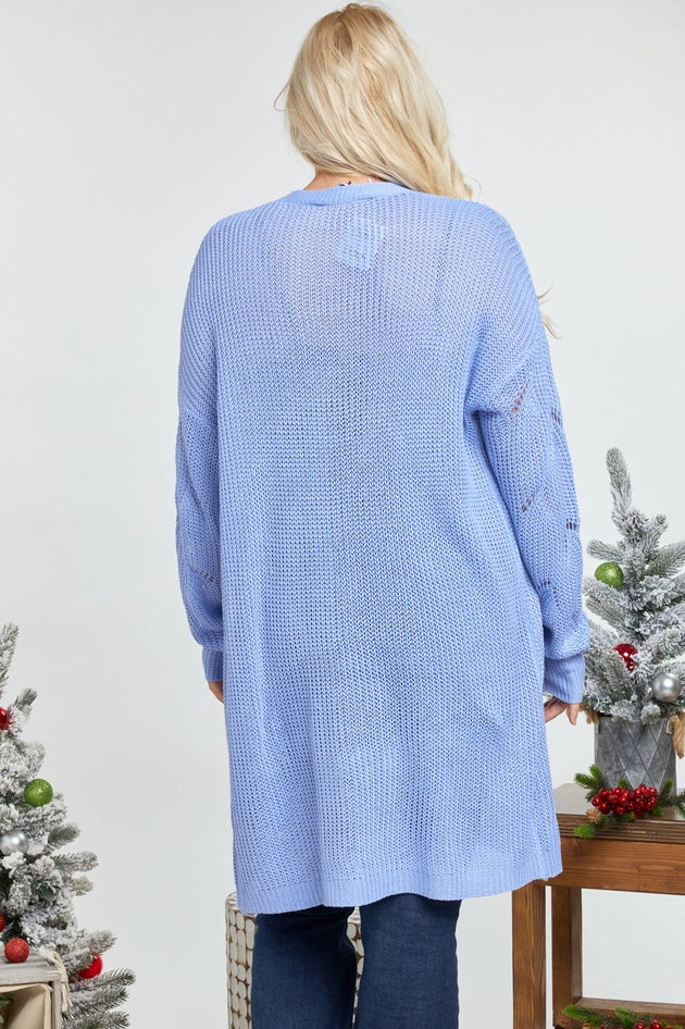 Cozy Knit Longline Cardigan