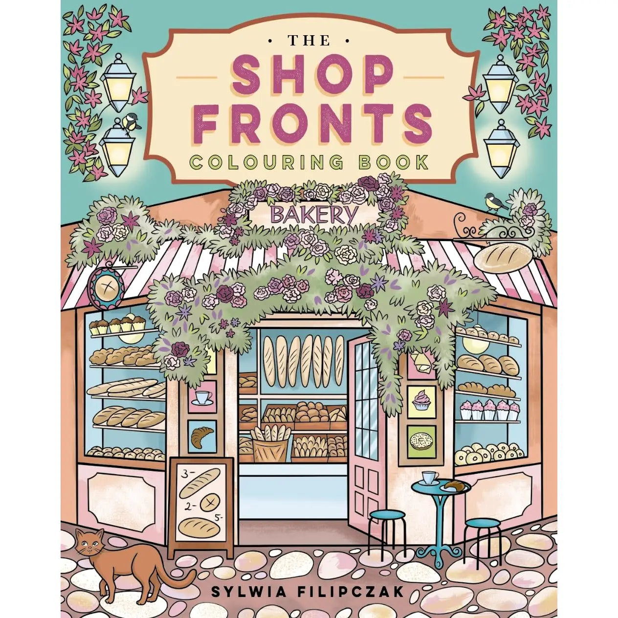 Shop Fronts Coloring Book
