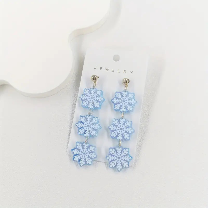 Snowflake Trio Earrings