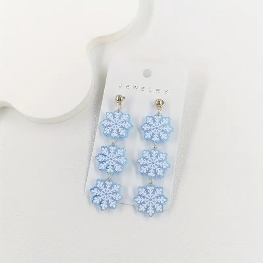 Snowflake Trio Earrings