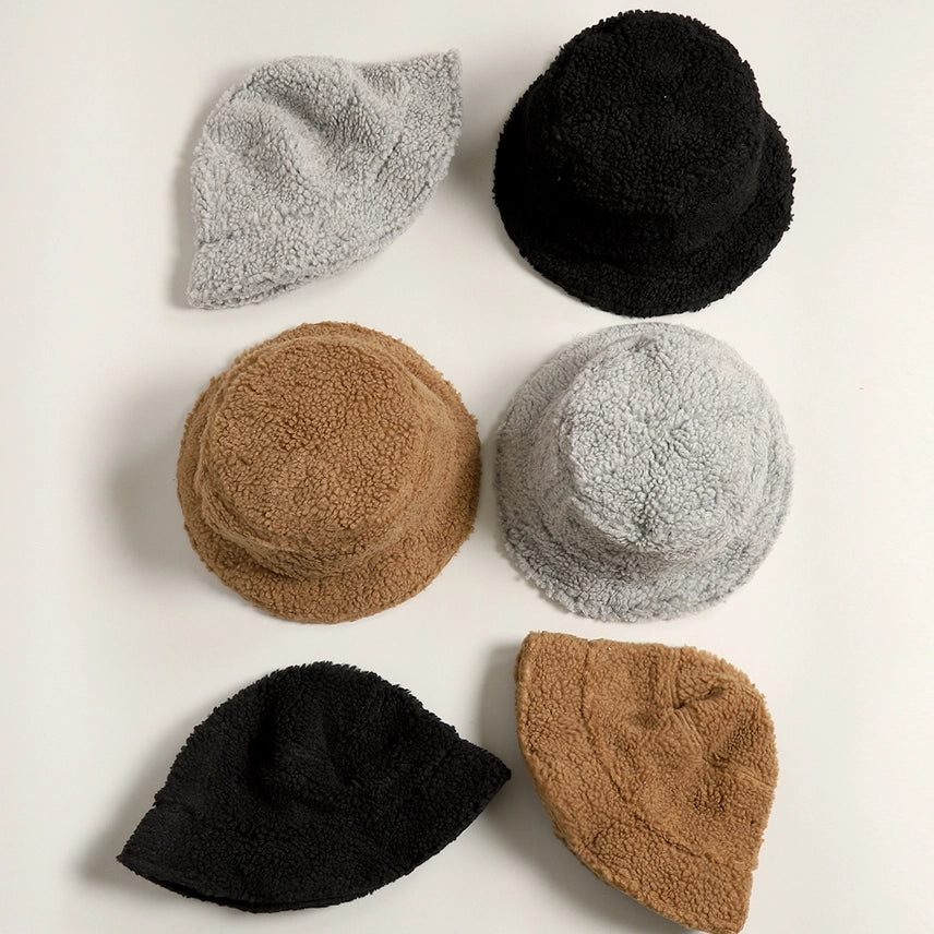Black Sherpa Bucket Hat