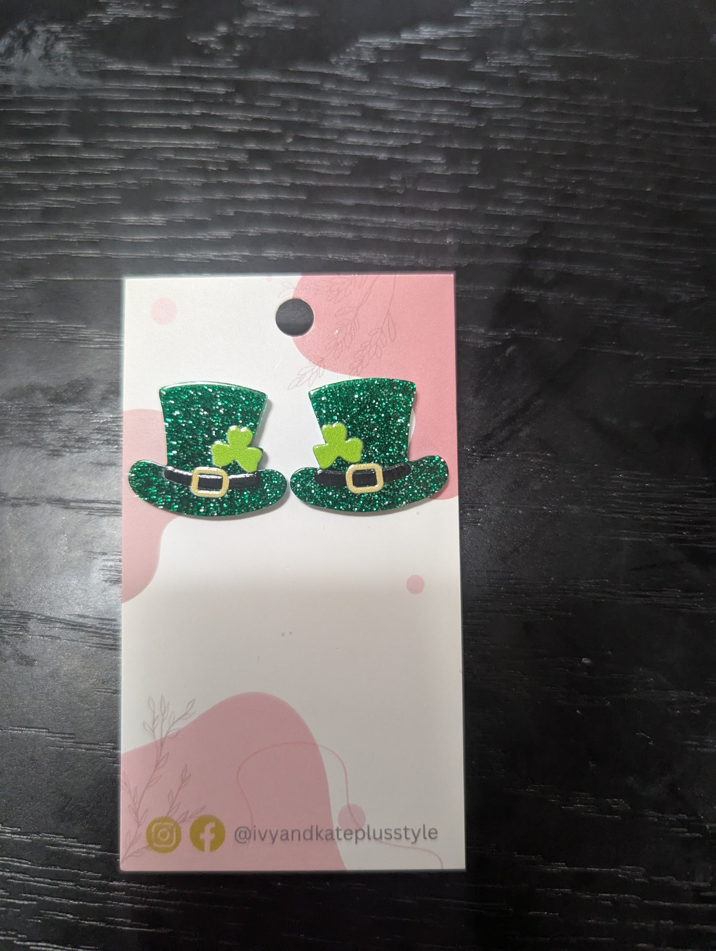 Leprechaun Hat Earrings