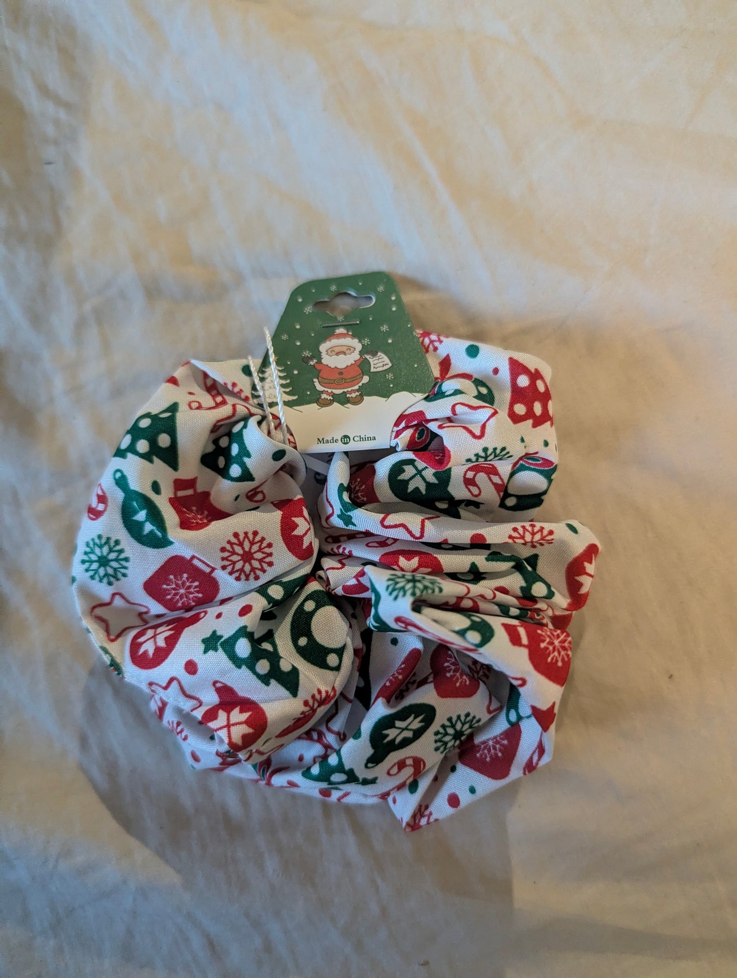 Christmas Scrunchie - Ornaments