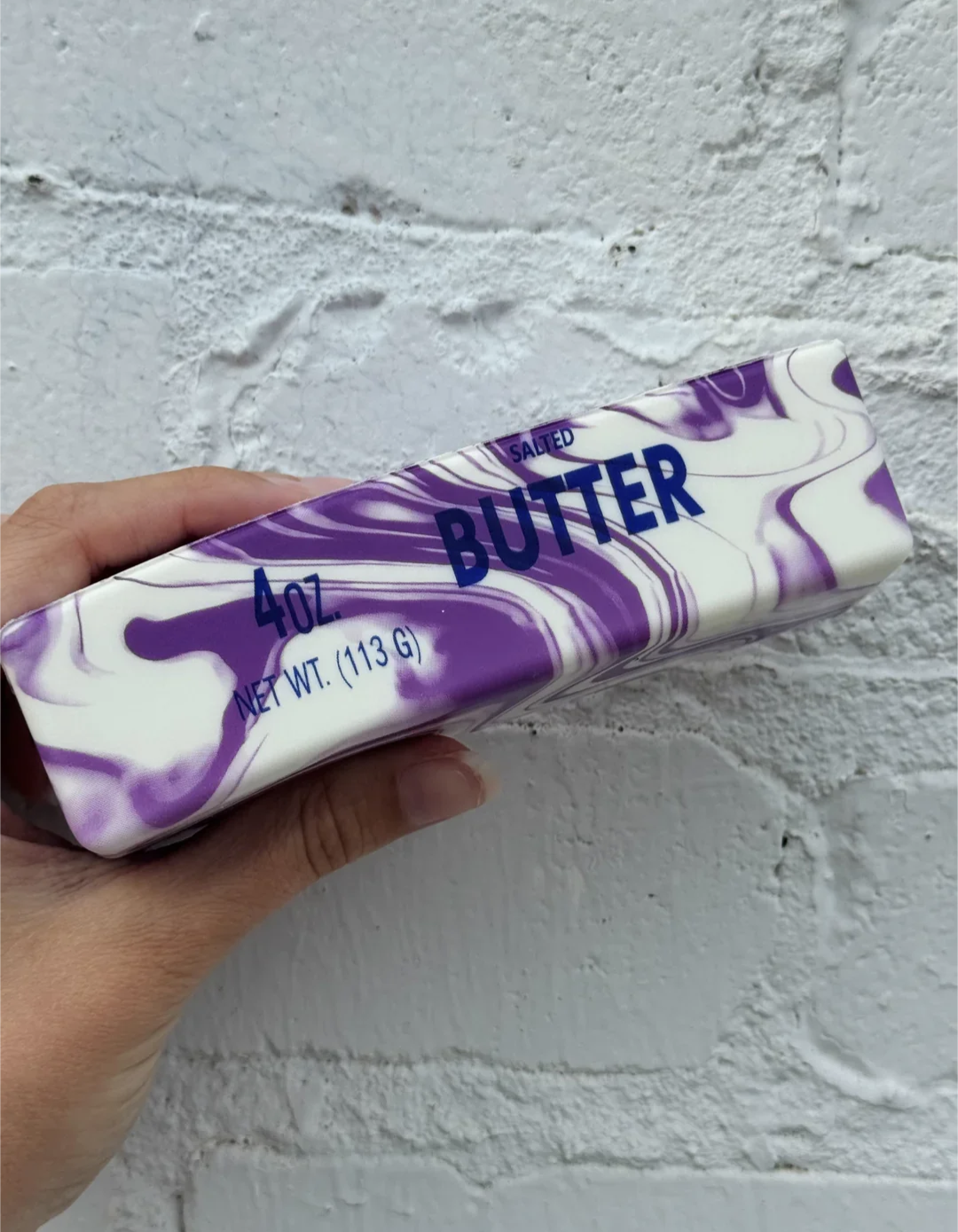 Purple Marbled Butter Squishy