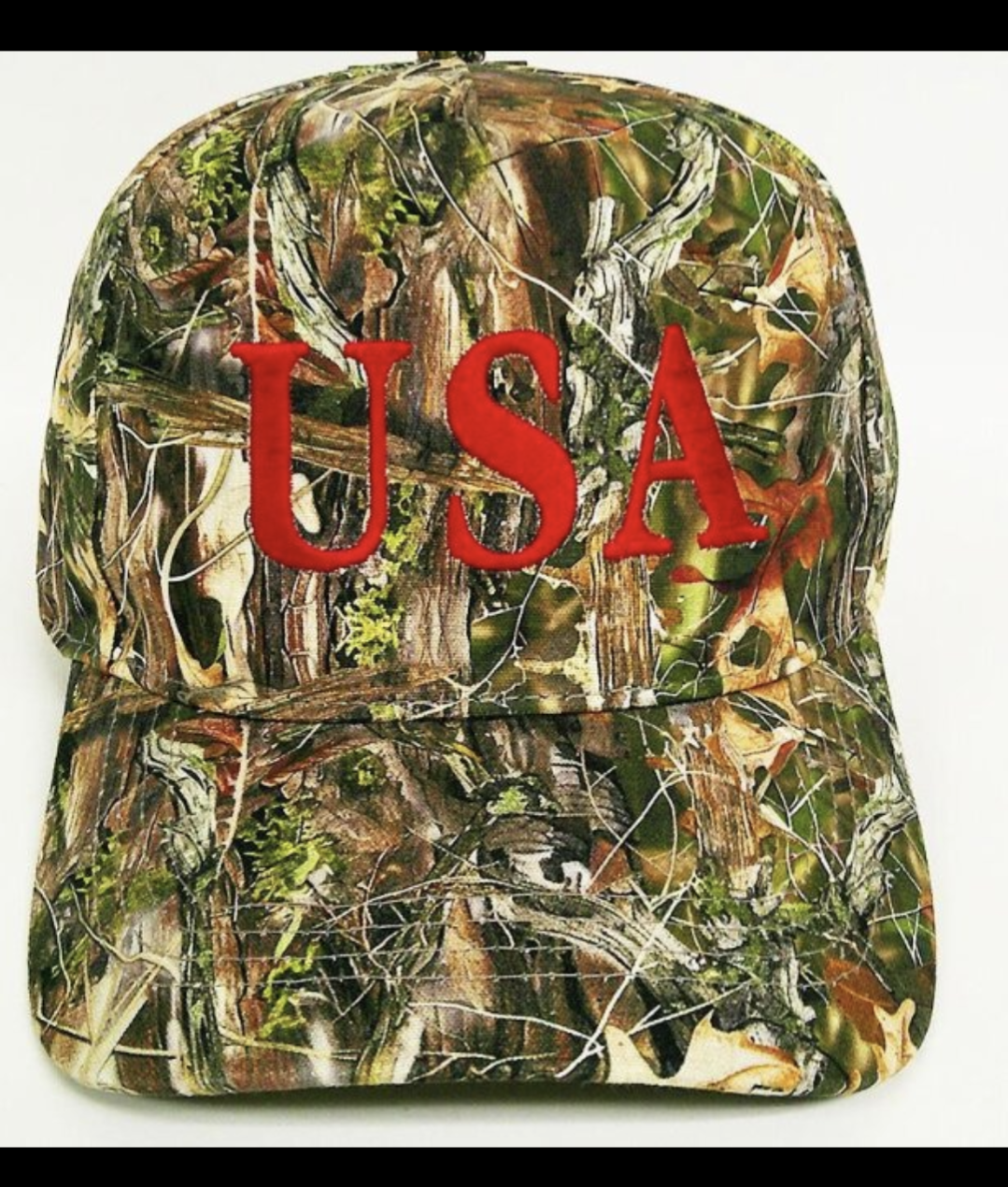 Embroidered Camo Hat