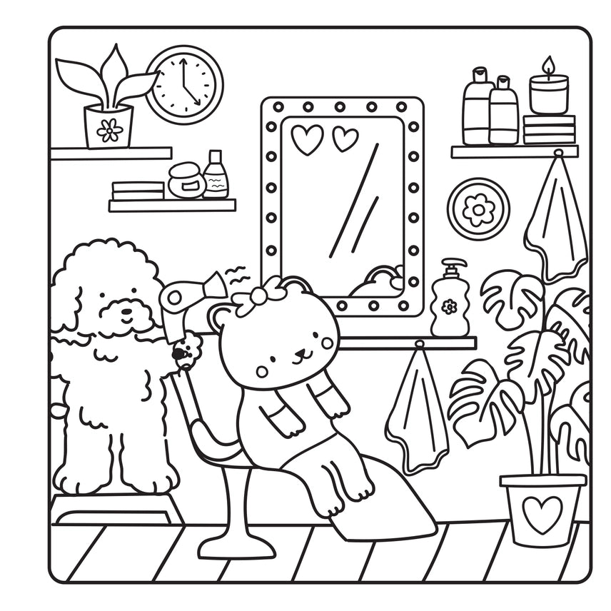 Happy Street Coloring Book