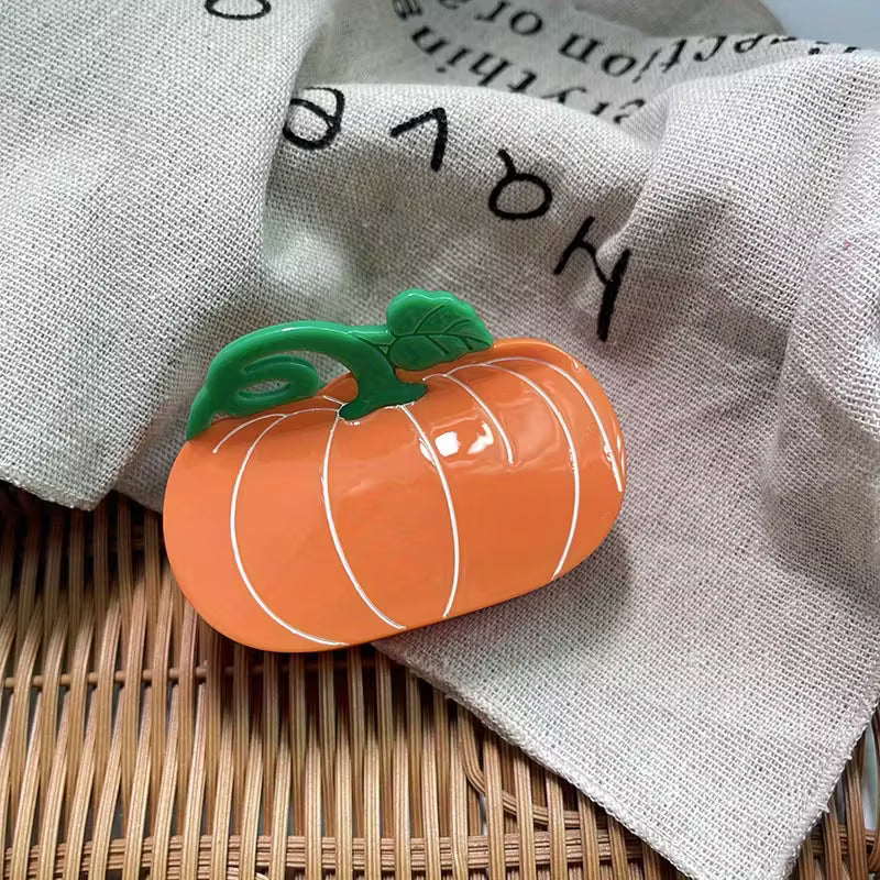 Pumpkin Claw Clip