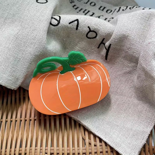Pumpkin Claw Clip