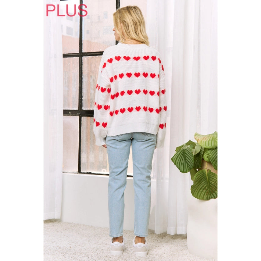 Lover's Lane Heart Sweater