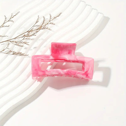 Dark Pink Swirl Claw Clip