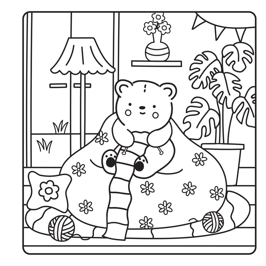 Rest & Relax Coloring Book