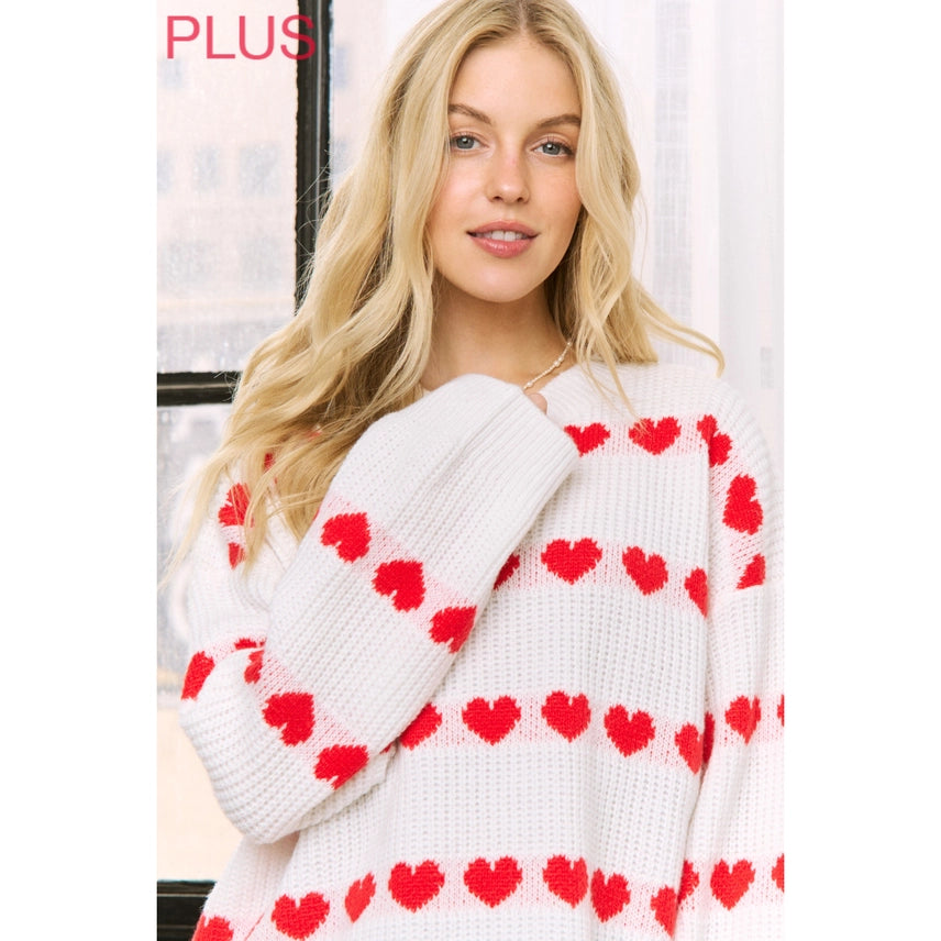 Lover's Lane Heart Sweater