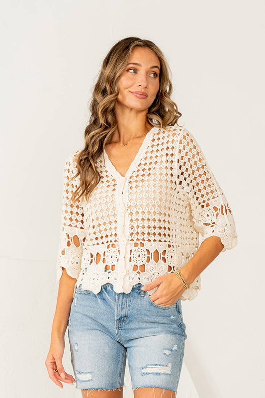 Crochet Lace Cardigan