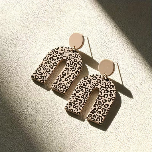 Boho Chic Leopard Earrings