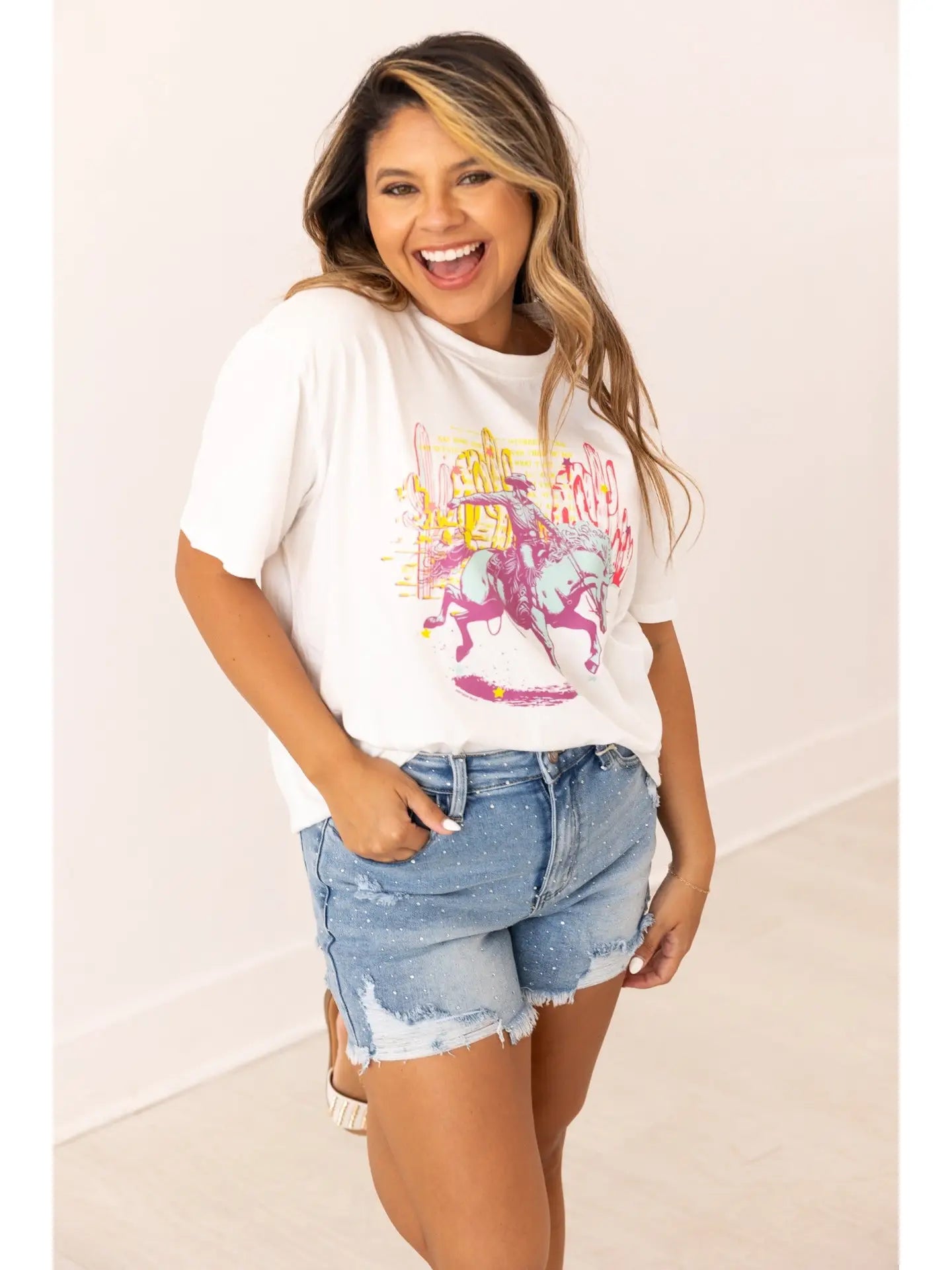 Neon Cowboy Tee