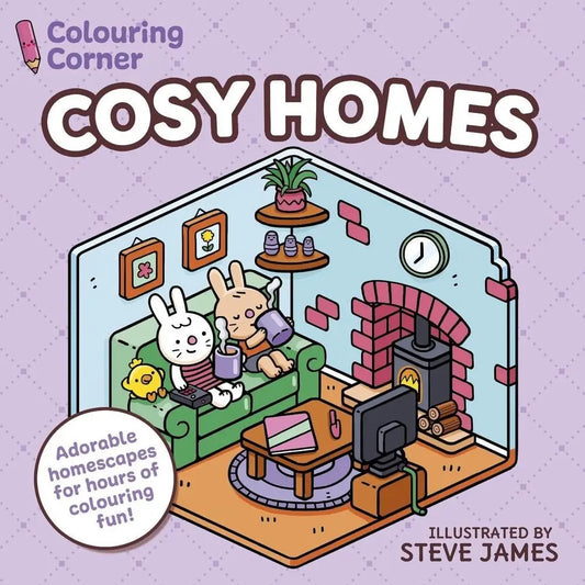 Cozy Homes Coloring Book