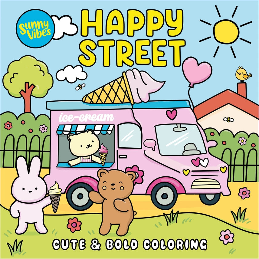 Happy Street Coloring Book