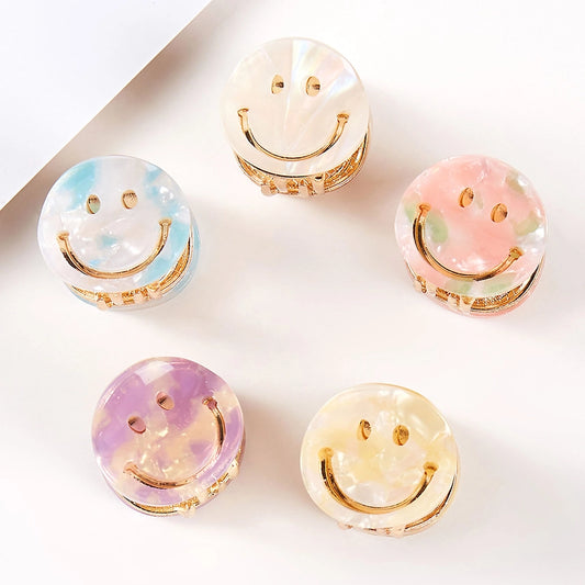 Smiley Claw Clip Set