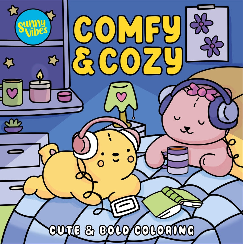 Comfy & Cozy Coloring Book